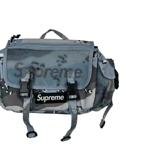Supreme Box Logo Blue Camo Cross Belt Bag