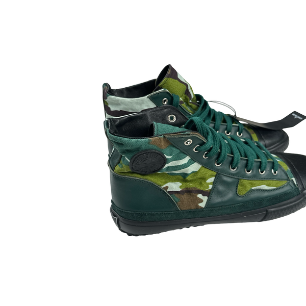 Stone Island Flowing Camo Converse Style Trainers - UK 10
