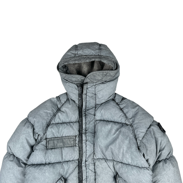 Stone Island 2017 Tela Nylon Down Dust Frost Puffer - Small