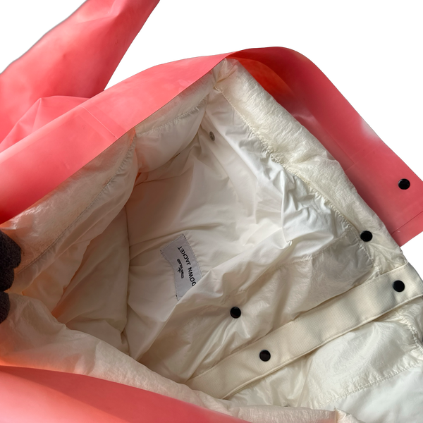 Stone Island 2023 Plaster Special Process Poly Strata Down Lined Ice Jacket- XL