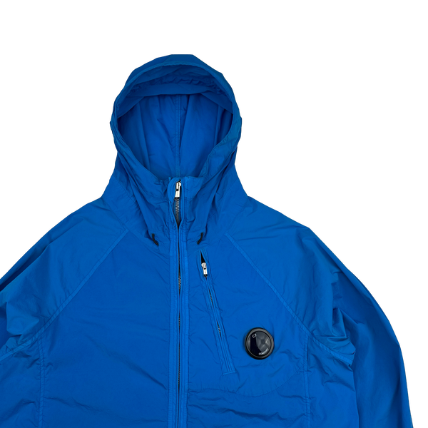 CP Company Blue Nycra Hooded Jacket - XL