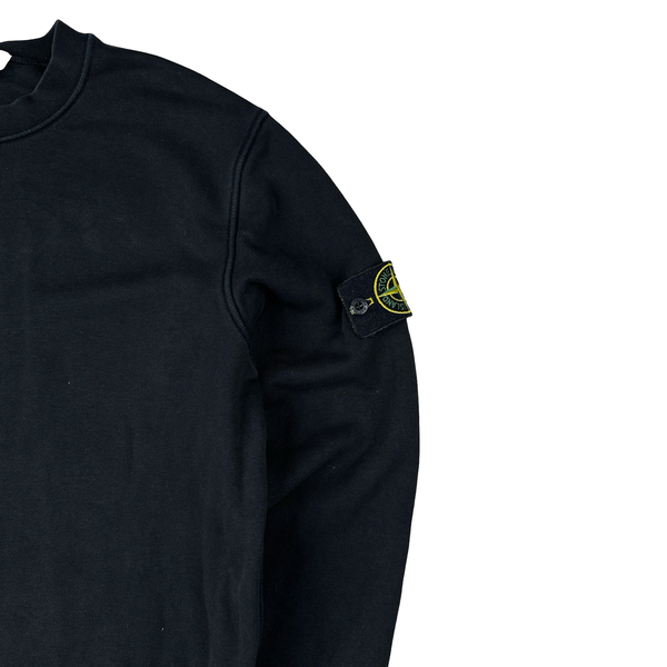 Stone Island 2023 Black Crewneck Sweatshirt - Medium