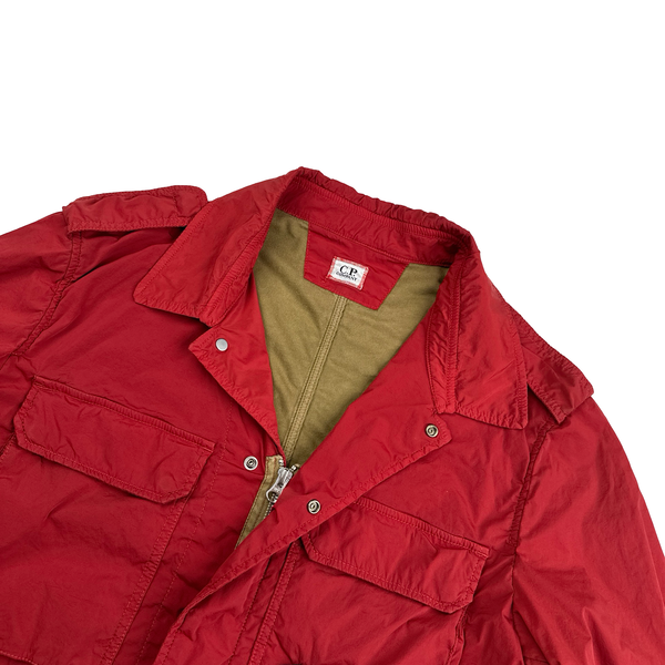 CP Company Lens View Red Overshirt - XXL