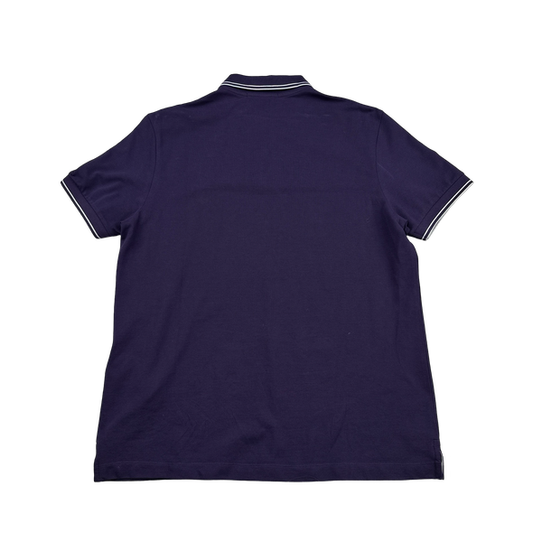 Stone Island 2023 Purple Short Sleeved Polo Shirt - Large