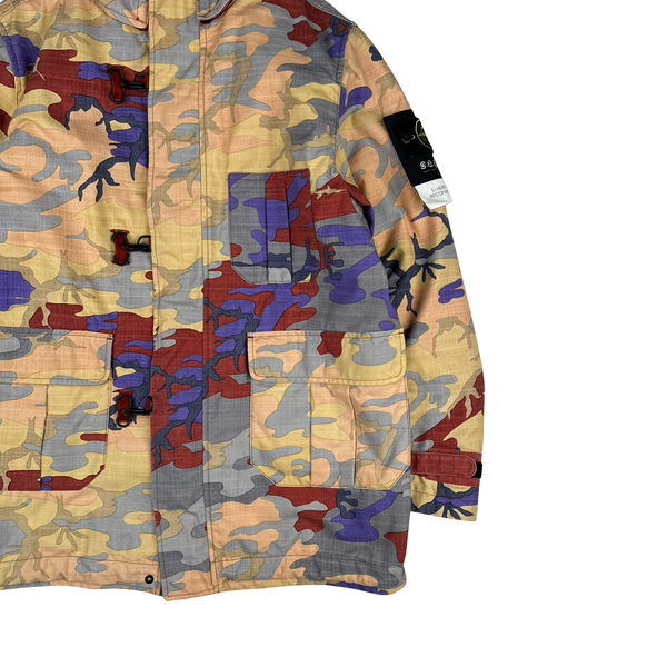 Stone Island 2022 Heritage Camo Ripstop Nylon Dutch Rope Jacket - Large