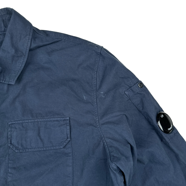 CP Company Navy Lens View Chest Pocket Overshirt - XL