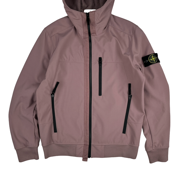 Stone Island 2018 Dusty Rose Soft Shell R Jacket - Medium