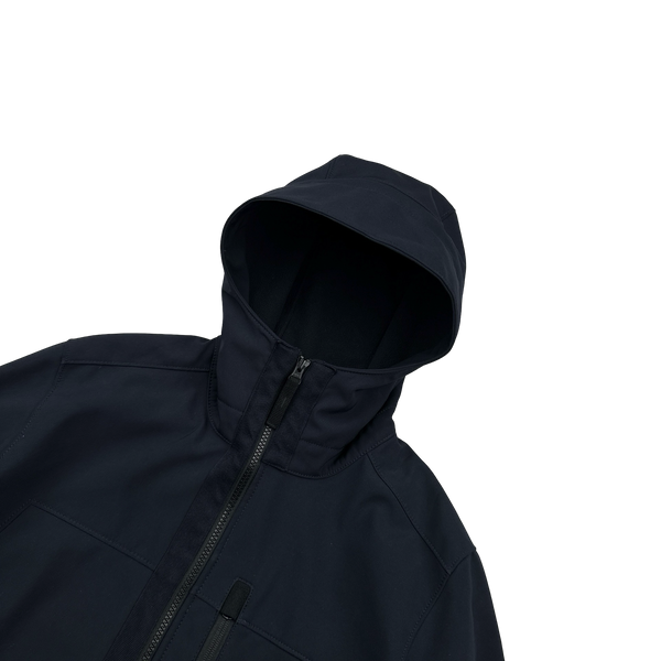 Stone Island 2018 Navy Blue Soft Shell R Jacket - Medium