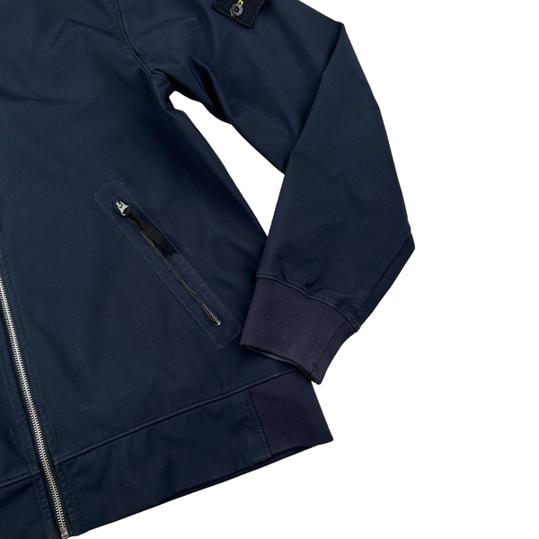 Stone Island 2018 Navy Light Soft Shell R Jacket - Large