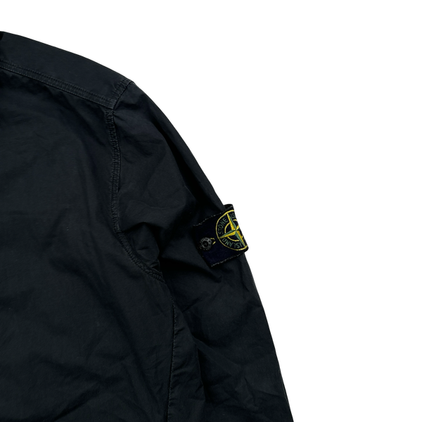 Stone Island 2017 Black Paracadute Overshirt - Small