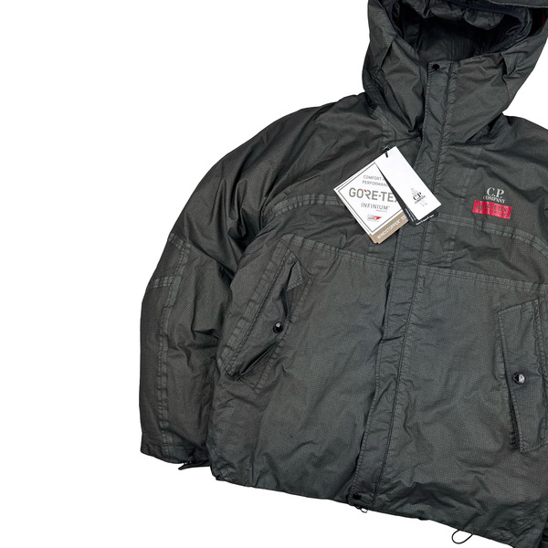 CP Company Grey Gore G-Type Ripstop Down Lined Jacket - Medium