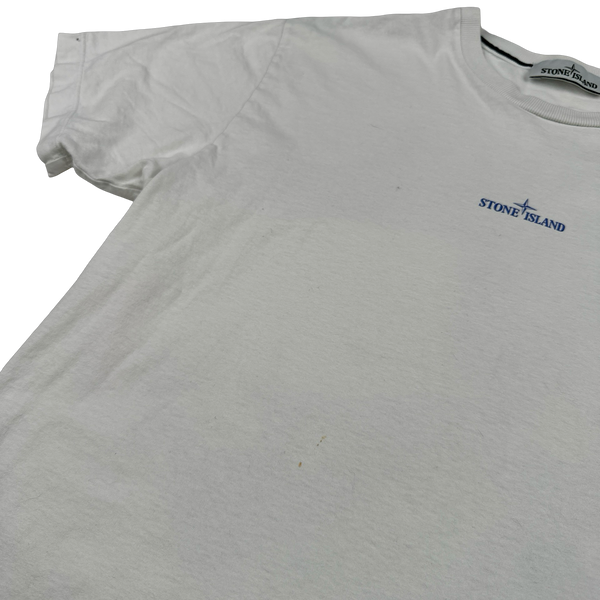 Stone Island Hand Painted Graphic Print T Shirt - XL