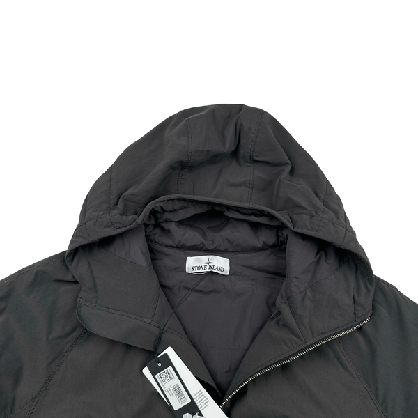 Stone Island 2024 Navy Comfort Wool SI Stellina Jacket - Large