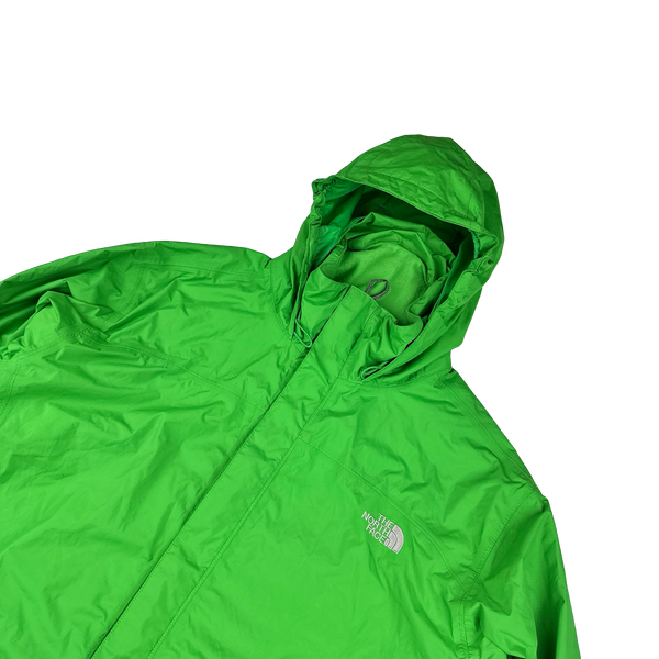 North Face Green HyVent Hooded Waterproof Jacket - XL