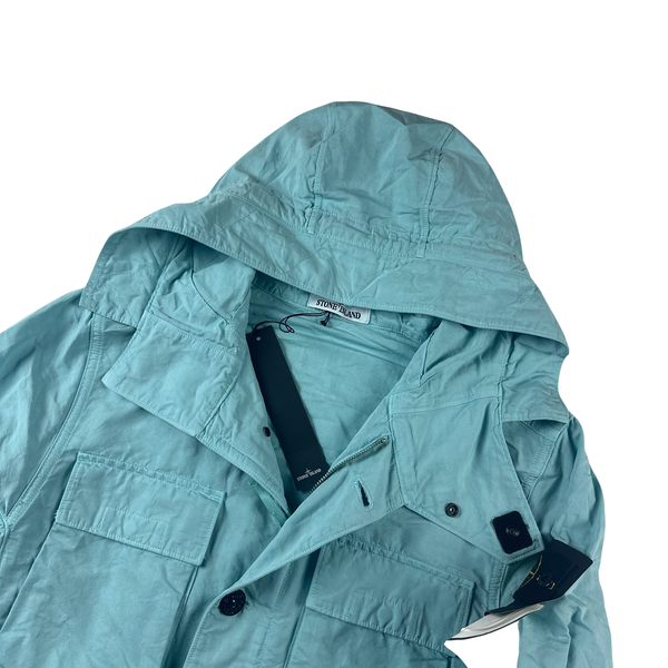 Stone Island 2022 Tela Cotone Lino Flammato TC Jacket - Small