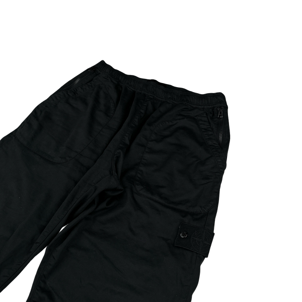 Stone Island 2022 Black Ghost Cargo RE T Trousers - 32"