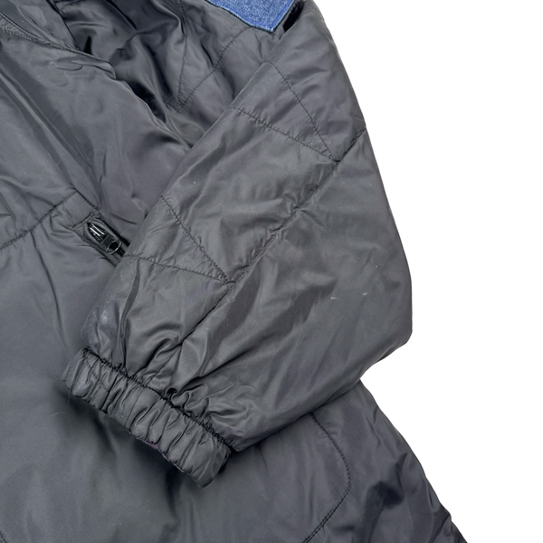 Stone Island Purple/Black 2005 Denims Quilted Reversible Jacket - Medium