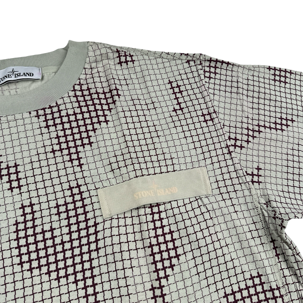 Stone Island 2017 Grid Check Camo T Shirt - XL