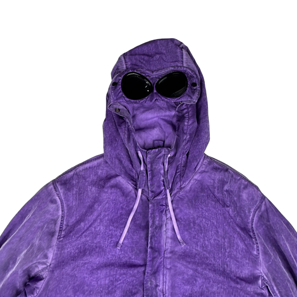 CP Company x Palace Purple Nylon La Mille Goggle Jacket - Small