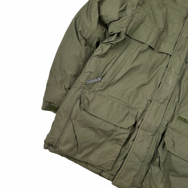 North Face Khaki Hyvent McMurdo Down Filled Parka Jacket - Large