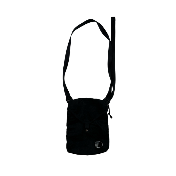 CP Company Black Nylon Lens Viewer Side Bag
