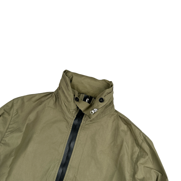 Stone Island 2002 Tan Cotton Zipped Jacket - Large