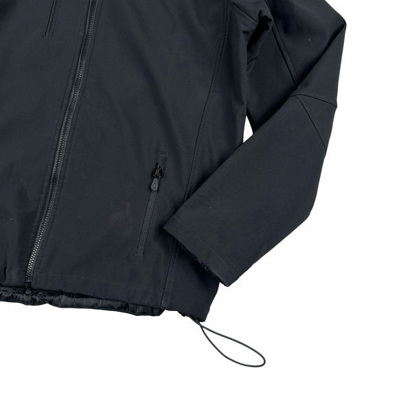 North Face Black Flight Series Soft Shell Hooded Jacket - Large
