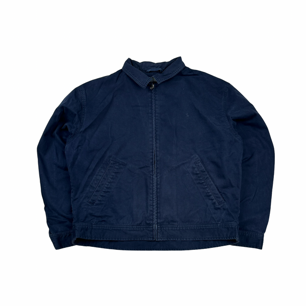 Ralph Lauren Navy Harrington Zipped Jacket - XL
