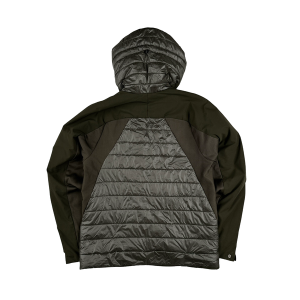 CP Company Khaki Pro Tek Lens View Hooded Jacket - Large