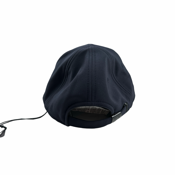 CP Company Navy Shell R Spellout Baseball Cap - Medium