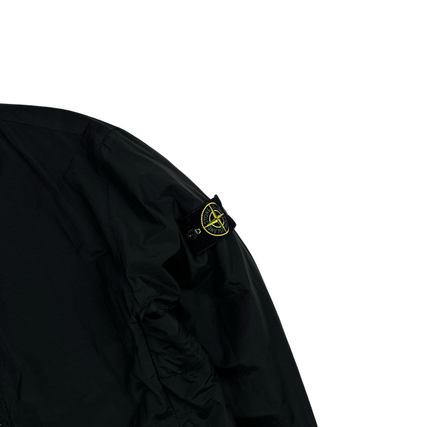 Stone Island 2021 Black Primaloft Lined Collared Coach Jacket - Medium