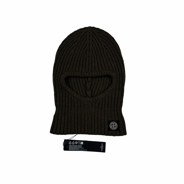 Stone Island 2023 Khaki Wool Balaclava