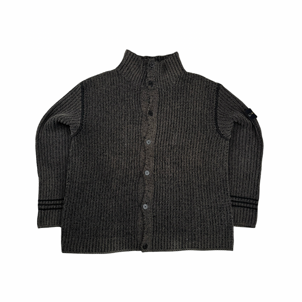 Stone Island Vintage 2003 Thick Knit Button Up Cardigan - XXL