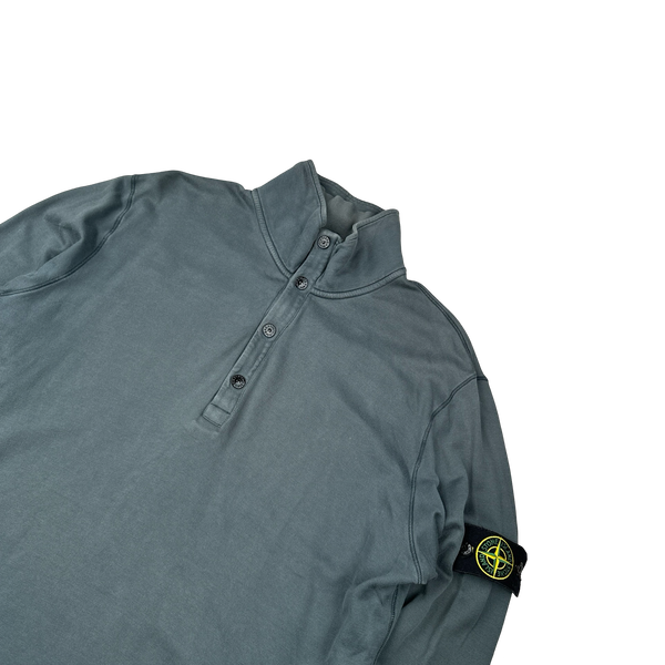 Stone Island 2017 Blue Cotton Pullover Jumper - XXL