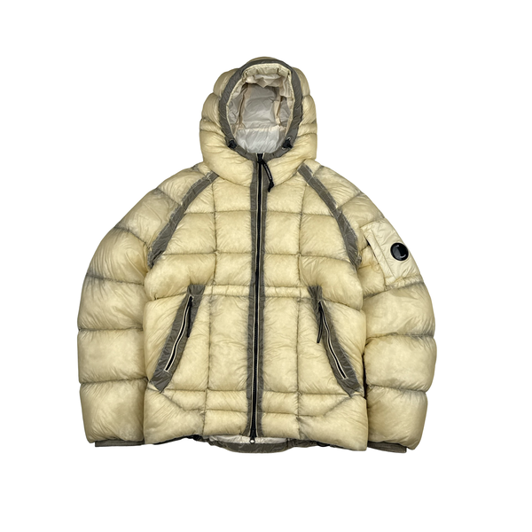 CP Company Down Filled DD Shell Lens Viewer Puffer Jacket - Large
