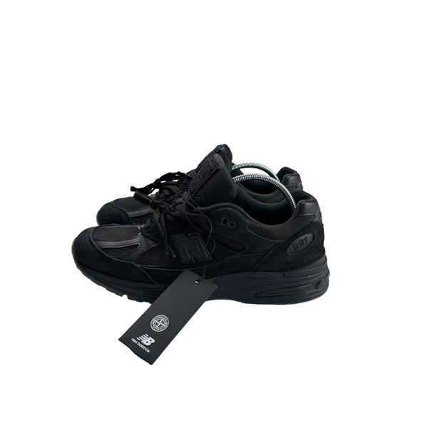 Stone Island x New Balance Ghost Black 991 Trainers - UK 9