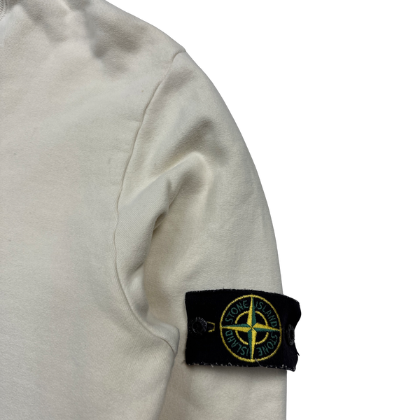 Stone Island 2008 Cream Crewneck Sweatshirt - XXL
