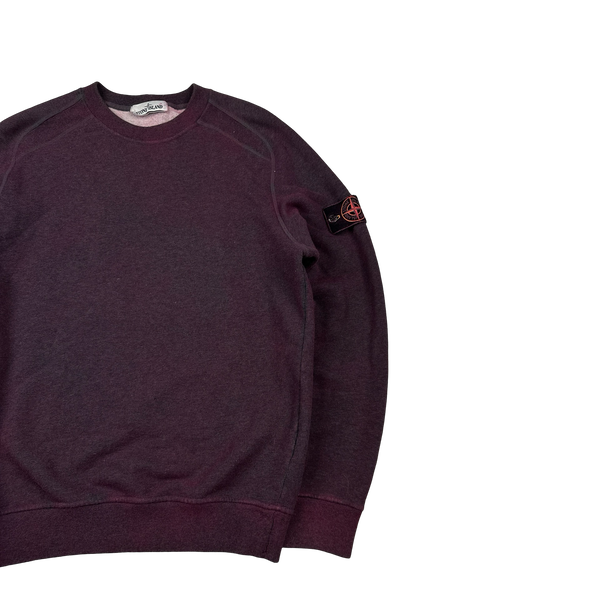 Stone Island 2020 Purple Dust Treatment Crewneck - Small