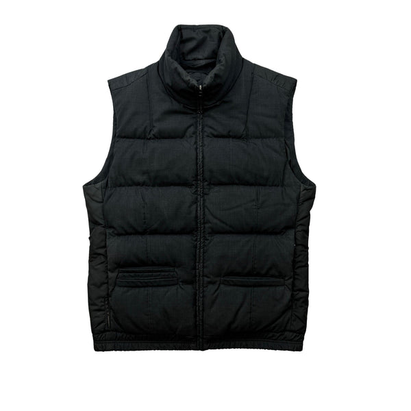 Prada Grey Down Filled Puffer Vest - Medium