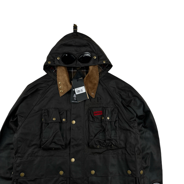 CP Company x Barbour Multi Pocket 500 Mille Waxed Jacket - Medium