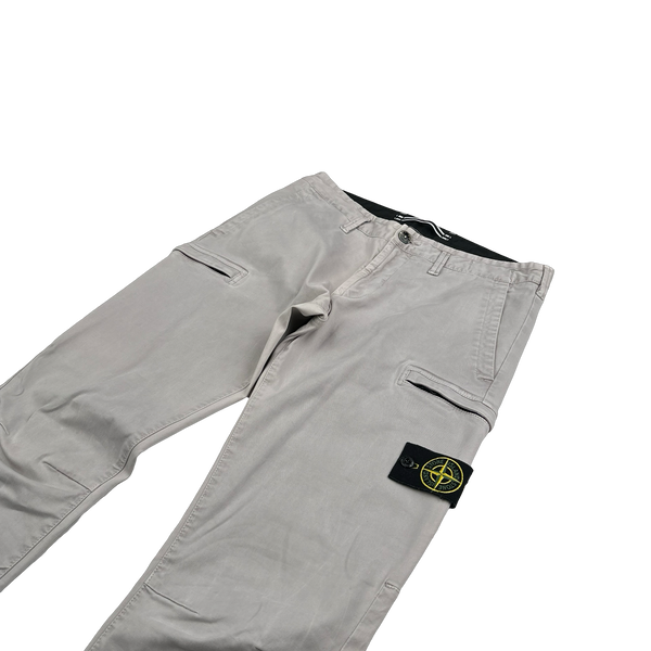 Stone Island 2020 Grey SK Cargo Trousers - 32"