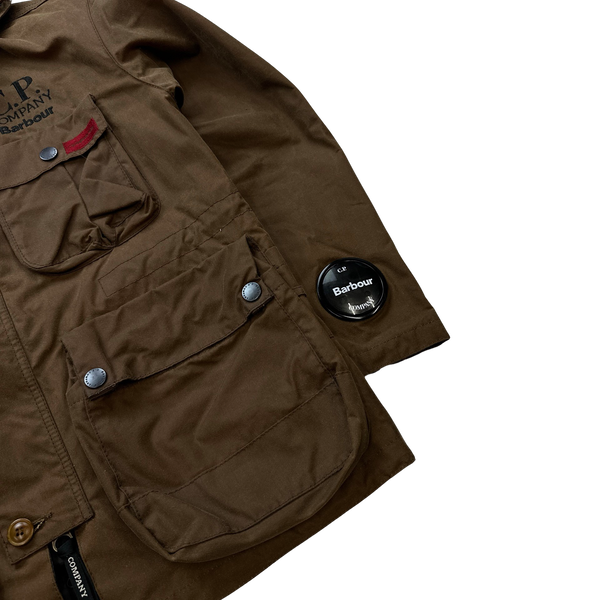 CP Company x Barbour Multi Pocket 500 Mille Waxed Jacket - XS