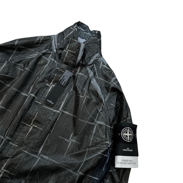 Stone Island 2017 Paper Poly House Check Jacket - Medium
