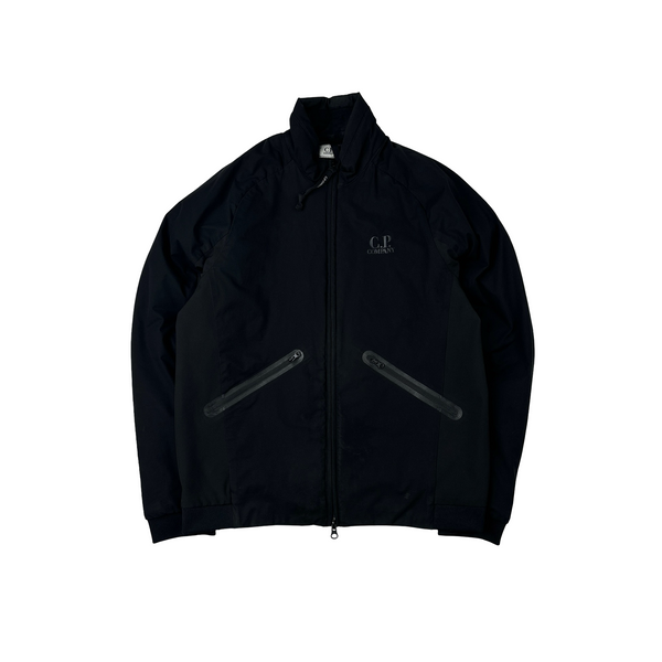 CP Company Black Pro Tek Hooded Jacket - Large