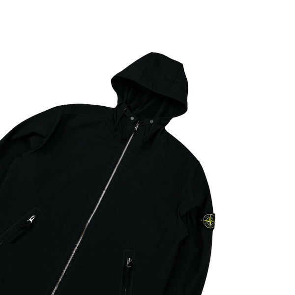 Stone Island 2018 Black Light Soft Shell R Jacket - XL