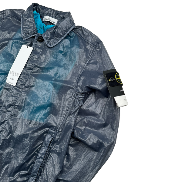 Stone Island Grey Lucid TC Vest Trench Coat - Medium