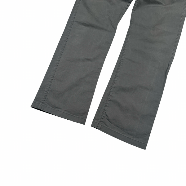 Stone Island 2009 Relaxed Fit Grey Cotton Trousers - Small