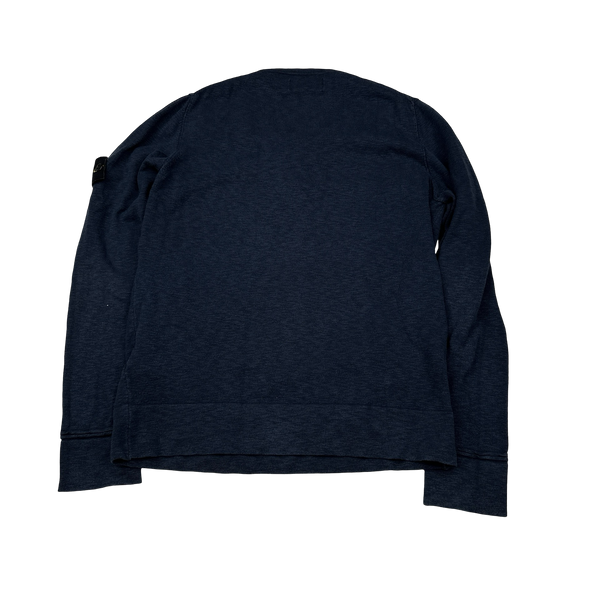 Stone Island 2016 Navy Knit Jumper - Medium