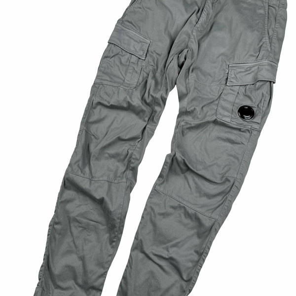CP Company Grey Ergonomic Fit Cargo Trousers - XL