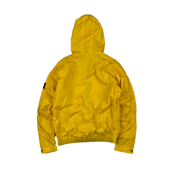 Stone Island 2011 Yellow Membrana TC Hooded Jacket - Large